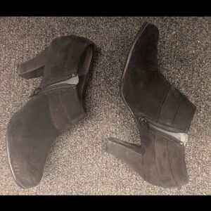 Aerosoles Suede Ankle Booties